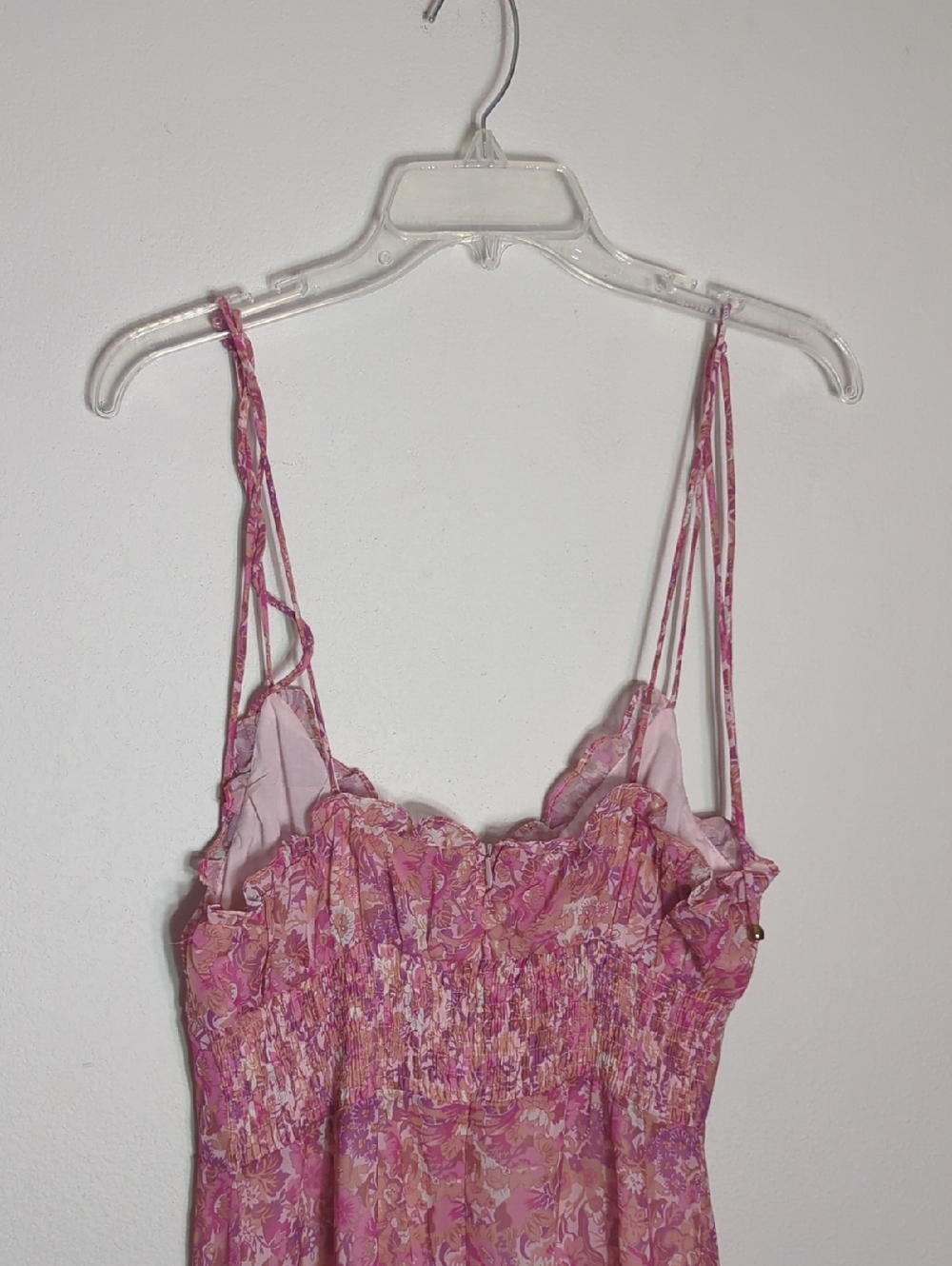 Hello Molly Womens Kaitlyn Midi Dress Coquette Milkmaid Fairy Cottagecore Size 8 - Picture 13 of 16